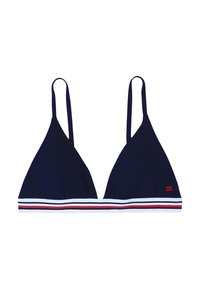 TH GLOBAL STRIPE - Bikini top - dark night navy