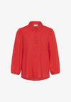 KAMILIA 3/4 SL - Blúzka so zapínaním na gombíky - poppy red
