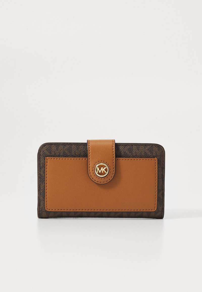 MICHAEL Michael Kors CHARM TAB BIFOLD - Πορτοφόλι - brown