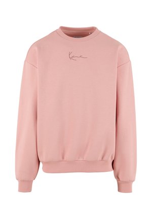 Karl Kani, SMALL SIGNATURE ESSENTIAL OS CREW - Sweatshirt - rose