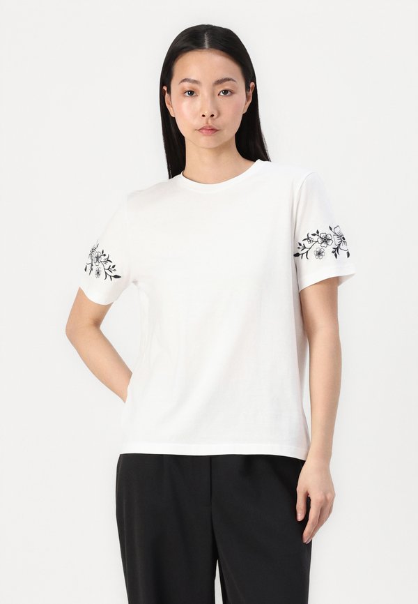 VISYBIL FLOWER O NECK - Print T-shirt3
