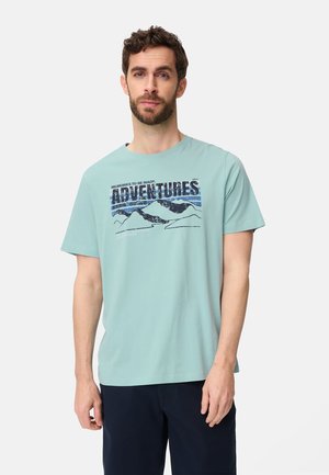 camel active T-shirts print - ocean green