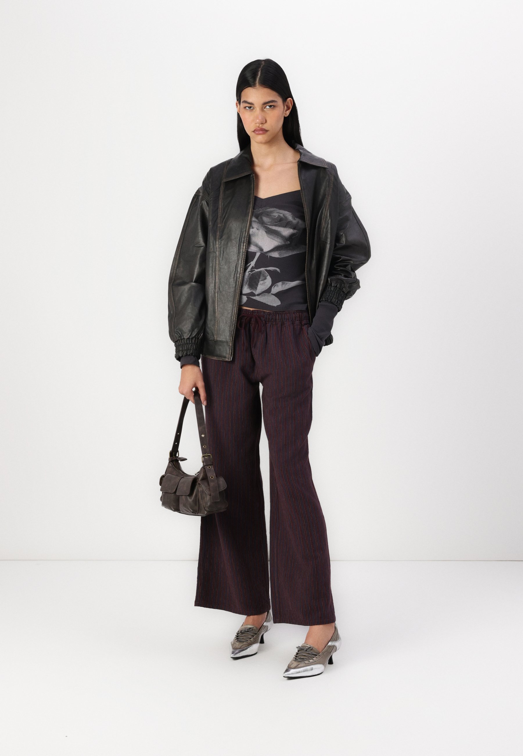 JJXX JXRAVEN BOMBER JACKET - Faux leather jacket - black - Zalando.ie