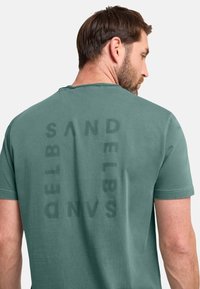 Elbsand KURZARM - Printtipaita - grün