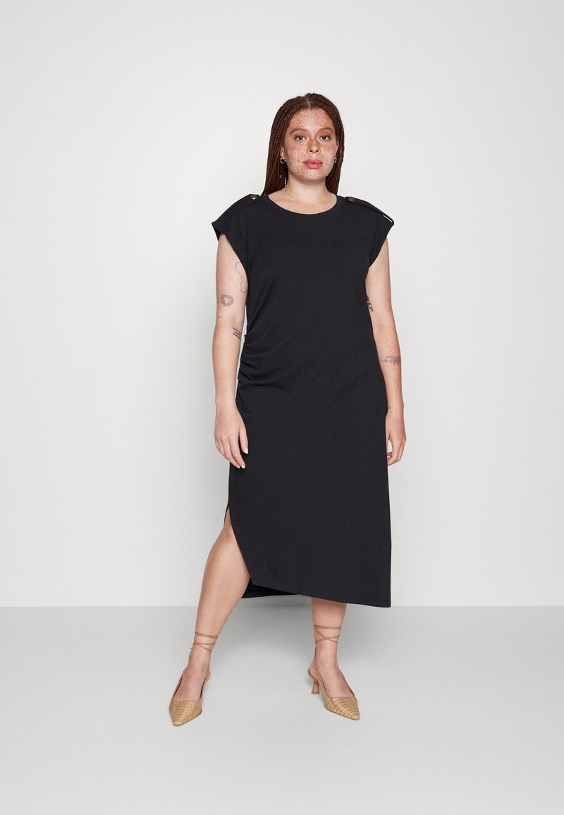 Lauren Ralph Lauren Woman FARNHAM SHORT SLEEVE DAY DRESS PLUS SIZE