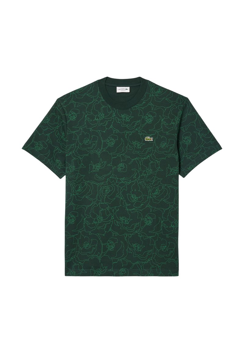 Lacoste T-shirt print groen