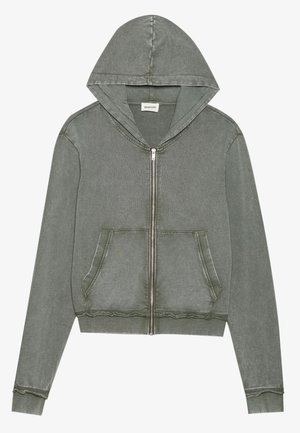 YOURTURN by Zalando UNISEX - Majica s kapuljačom i patentnim zatvaračem - forest night