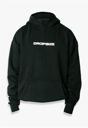 Dropsize OVERSIZE MOON DESIGN  - Sweat à capuche - washedblack