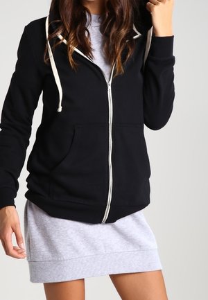 Mikina na zip - black