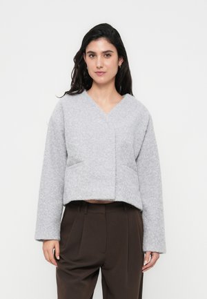 VIDUFFY V NECK - Lett jakke - light grey melange