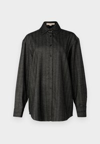 STRIPED OVERSHIRT - Nööpidega pluus - grey