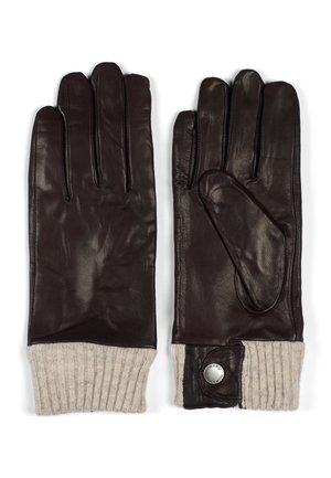 Gloves - dark brown