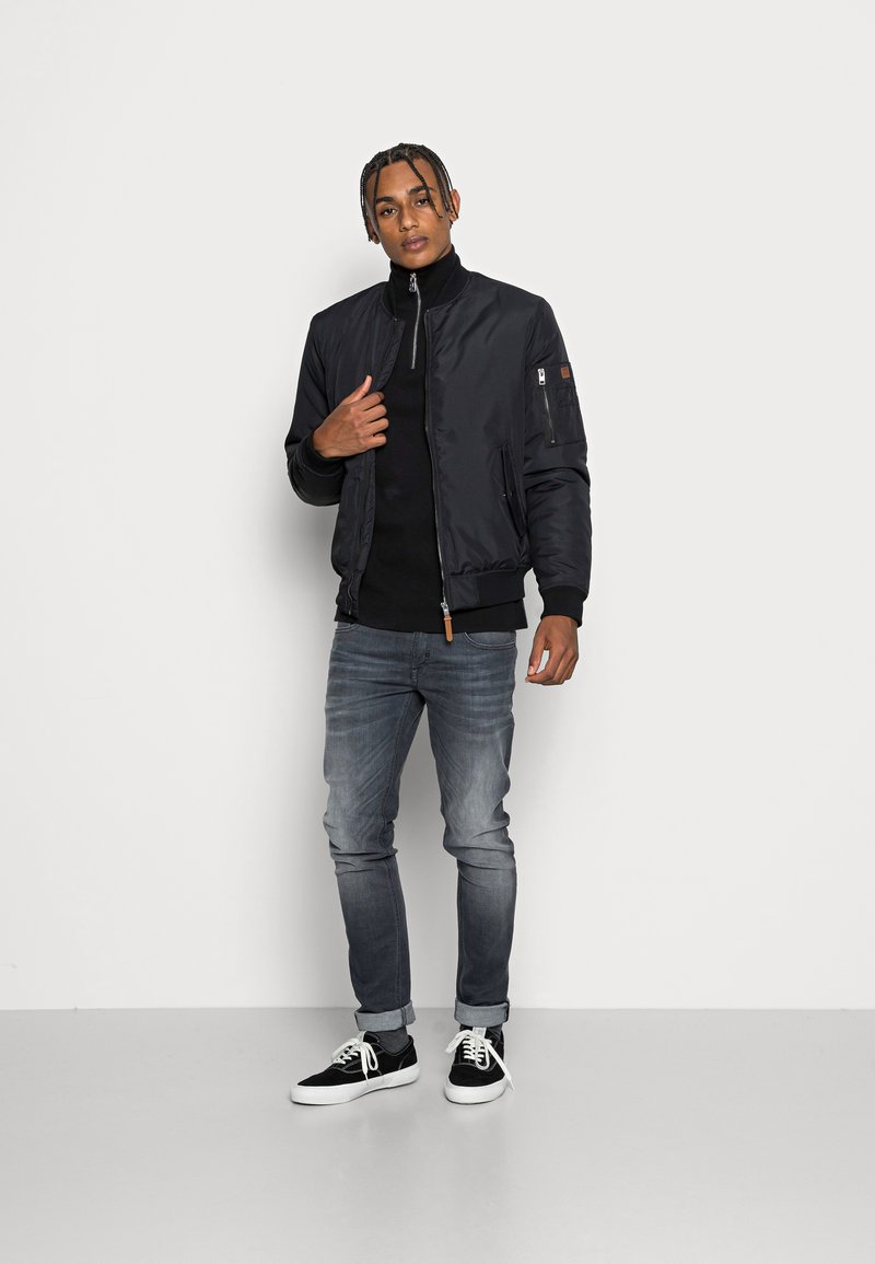 Herren Strickjacken | Calvin Klein PUNTO MILANO QUARTER ZIP Strickpullover black/schwarz - DY73901 Herren Strickjacken | Calvin Klein PUNTO MILANO QUARTER ZIP Strickpullover black/schwarz - DY73901