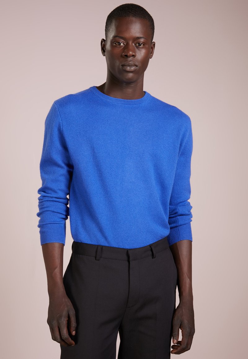 pure cashmere MEN CREW NECK SWEATER - Camisola - royal blue