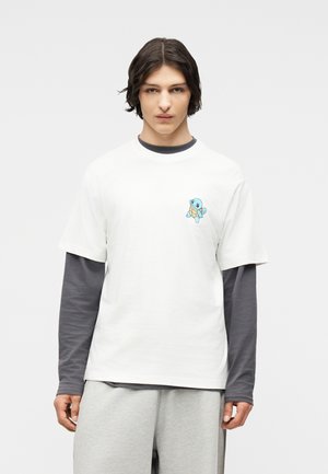 ONSPOKEMON LIFE TEE - Μπλουζάκι με στάμπα - bright white/blue
