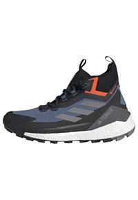 adidas Performance - FREE HIKER 2.0 GORE-TEX® - Outdoorschoenen -  steel   grey/impact orange Miniatuurafbeelding 1