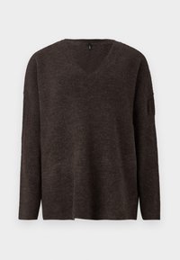 ONLTALIO LONG V NECK  - Camisola - chocolate martini