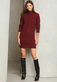 Lipsy CABLE COWL - Kotelomekko - red