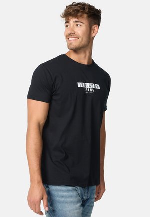 INDICODE JEANS Camiseta estampada - black