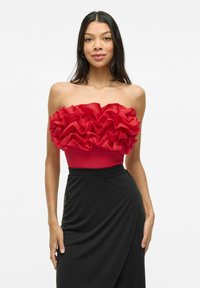 VILA Top - poppy red