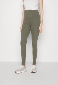 MAMALICIOUS MLEMMA LONG 2 PACK - Tajice-hlače - black/olive