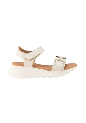 KESLEM, SANDALIAS KESLEM, MUJER - Sandalias con plataforma - blanco