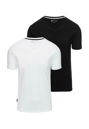 PACK 2 - T-Shirt basic - white black