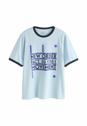 Next, REGULAR FIT - NEW ORDER RINGER T-SHIRT . - T-shirts print - white navy blue