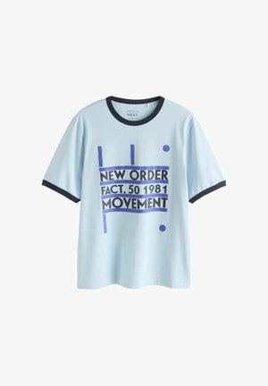 Next, REGULAR FIT - NEW ORDER RINGER T-SHIRT . - T-shirts print - white navy blue