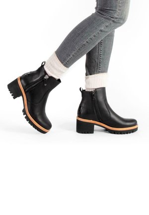 Panama Jack Botines con plataforma - black