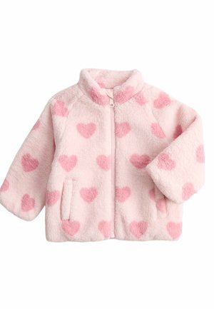 Marks & Spencer, HEART BORG JACKET (0-5 YRS). UNISEX - Winter jacket - pink