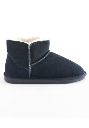 SUEDE SLIPPER BOOTS - Pantuflas - navy blue