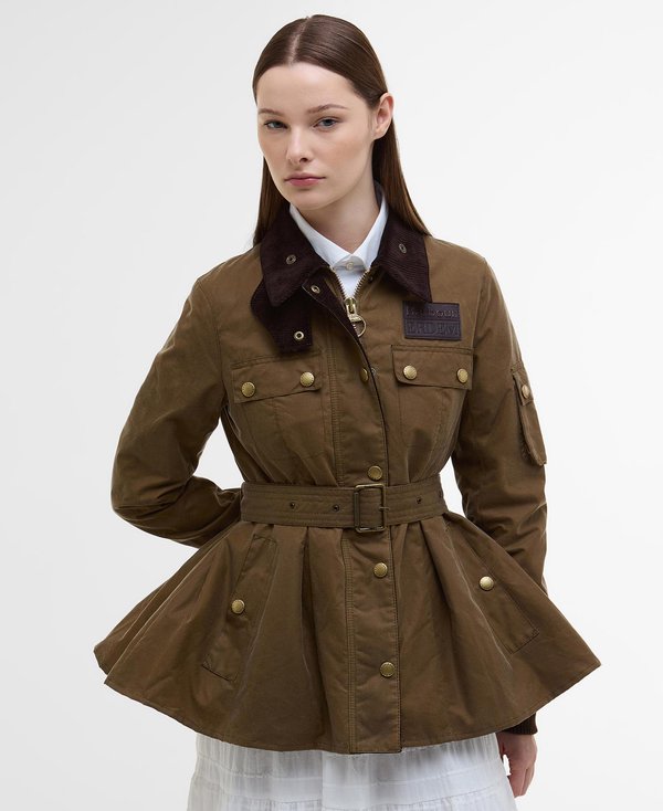 BARBOUR X ERDEM CONSTANCE WAX JACKET - Summer jacket