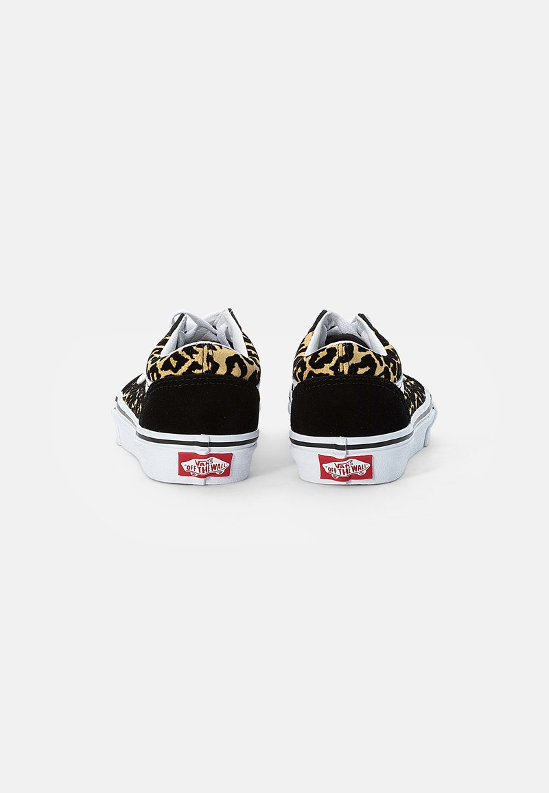Vans OLD SKOOL UNISEX - Trainers - flocked leopard/black/true white/black - Vans OLD SKOOL UNISEX - Trainers - flocked leopard/black/true white/black -