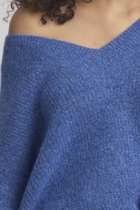 Gestuz ALPHA V NECK - Camisola - blue