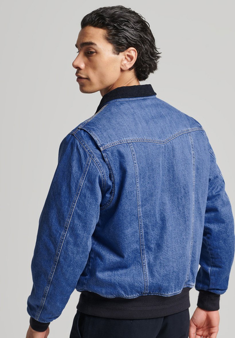 Superdry Veste en jean - indigo/bleu 