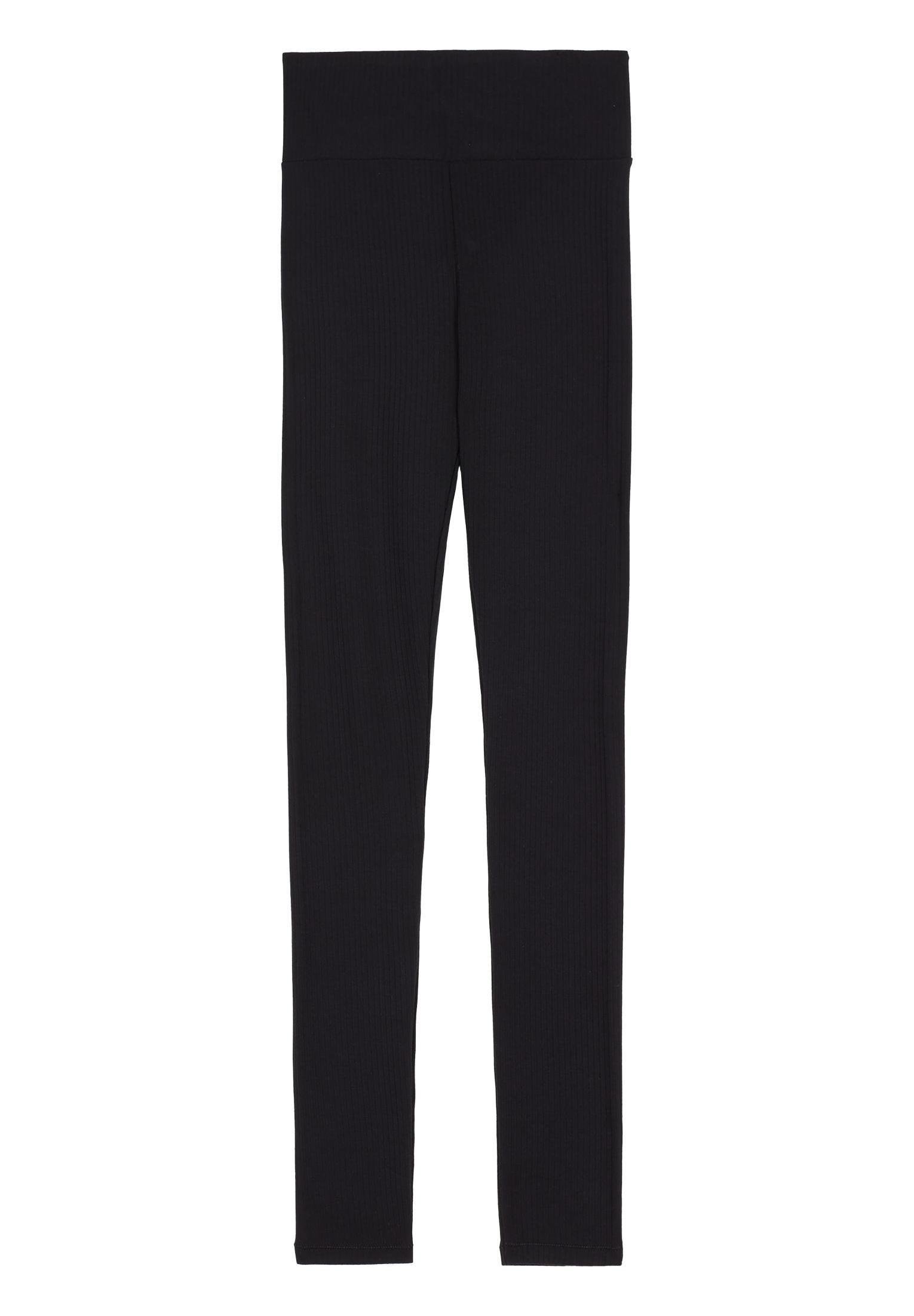 Calzedonia KOMFORT-LEGGINGS AUS BAMBUS MIT RIPPMUSTER - Strmpebukser -  nero/sort - Zalando.dk