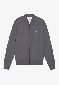 Sweat zippé - mottled dark grey