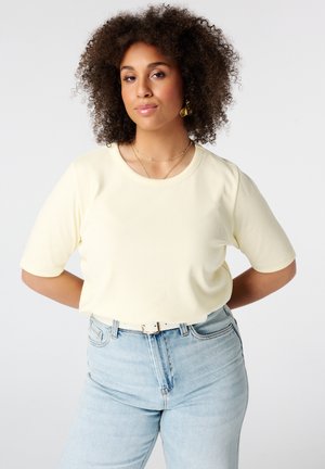 MS Mode, T-shirt basic - light yellow
