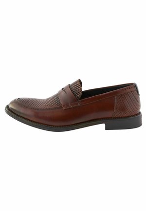 Next EMBOSSED LOAFERS - Paelteta kingad - brown
