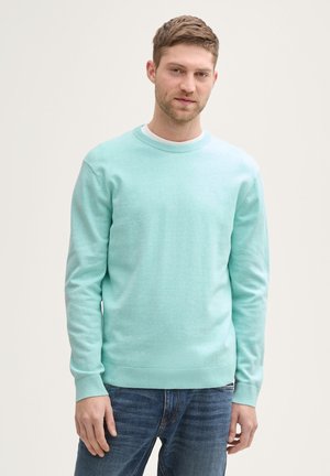 TOM TAILOR Strickpullover - soft mint green melange