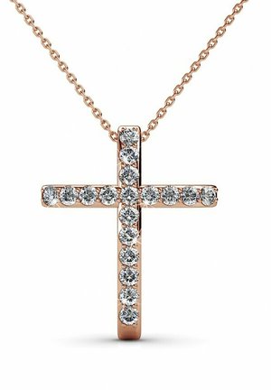 TRAVERSE - Ketting - couleur or rose / cristal