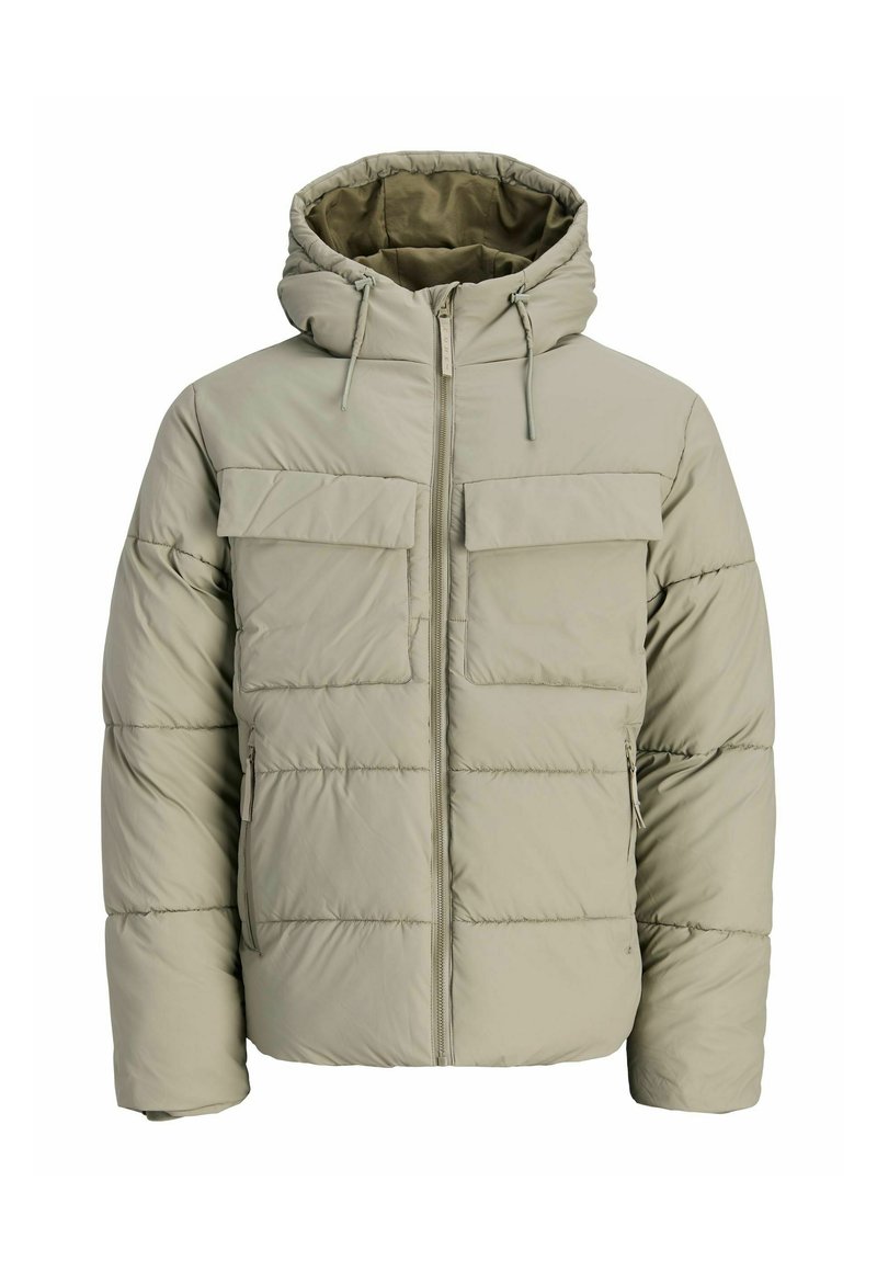 Jack & Jones PUFFER JACKET HOOD WITH STRING REGULATION SET IN SLEEVES ...