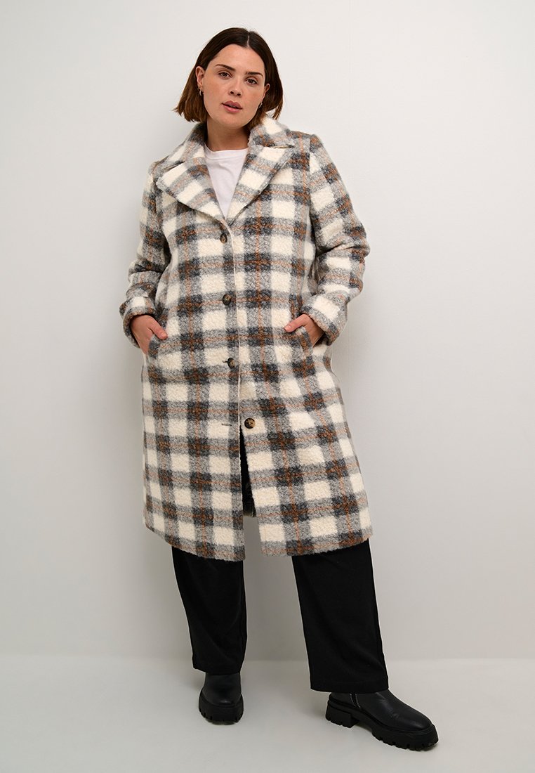 Kaffe Curve Mantel grijs Kaffe Curve Mantel grijs