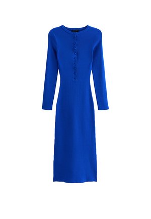 Gebreide jurk - bright blue