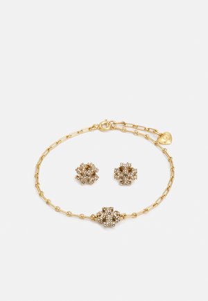 ROXANNE CHAIN BRACELET AND STUD EARRING SET - Earrings - gold-coloured