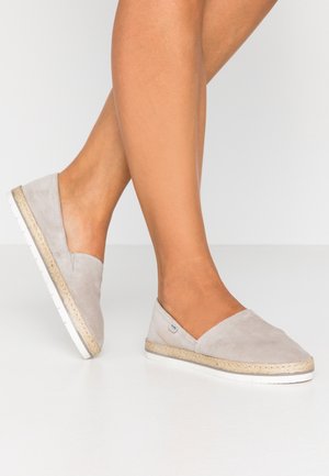 LEATHER - Espadrilles - grey