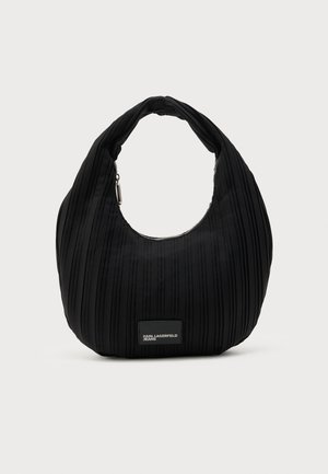 SMALL HOBO PLEATED - Torbica - black