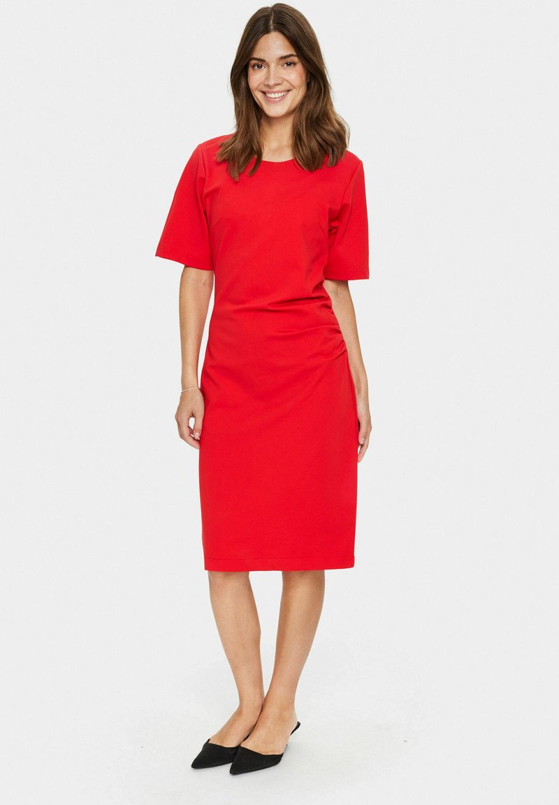 Saint Tropez GENNYSZ - Shift dress - racing red/red - Zalando.ie