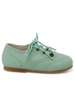 Casual lace-ups - verde agua